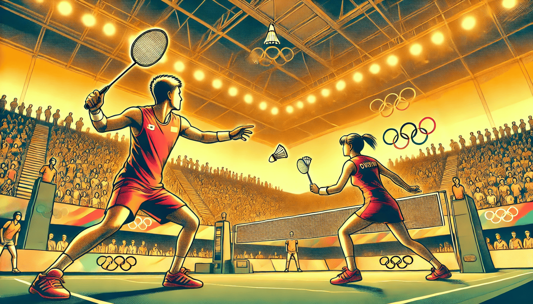 精彩对决！女子羽毛球双打，双雄争霸引爆观众的简单介绍